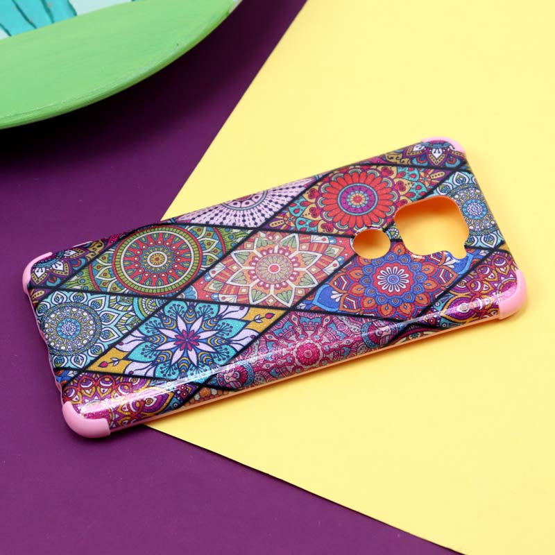 قاب فانتزی برجسته اکلیلی صورتی شیائومی Redmi Note 9