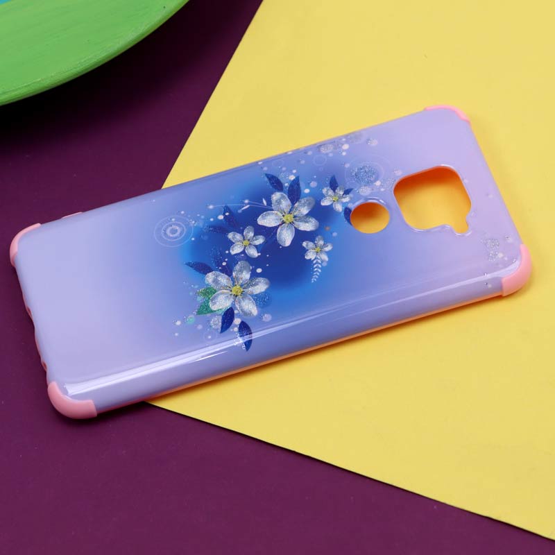 قاب فانتزی برجسته اکلیلی صورتی شیائومی Redmi Note 9