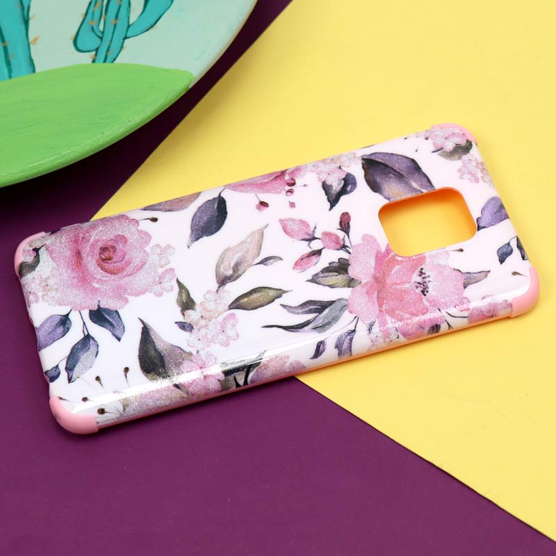 قاب فانتزی برجسته اکلیلی صورتی شیائومی Redmi Note 9s