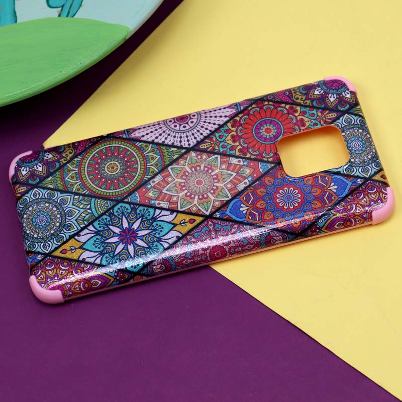 قاب فانتزی برجسته اکلیلی صورتی شیائومی Redmi Note 9s