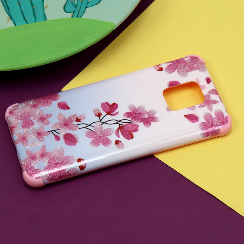 قاب فانتزی برجسته اکلیلی صورتی شیائومی Redmi Note 9s