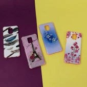 قاب فانتزی برجسته اکلیلی صورتی شیائومی Redmi Note 9s