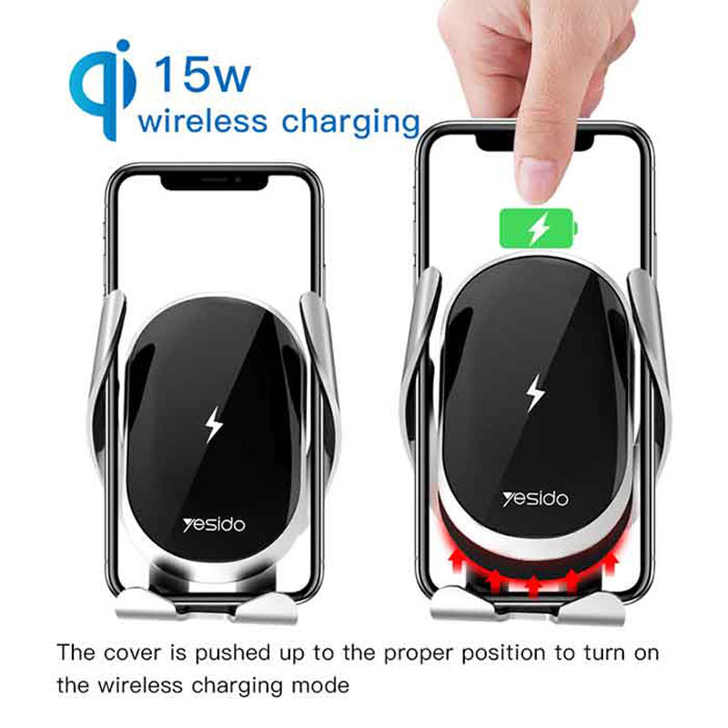 هولدر و شارژر وایرلس Yesido C78 15W