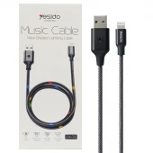 کابل آیفونی Yesido CA-T6 2.4A 1.2m