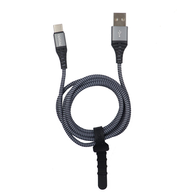 کابل Yesido CA32 2.4A Type-C 1.2m روکش دار