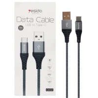 کابل Yesido CA32 2.4A Type-C 1.2m روکش دار