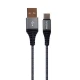 کابل Yesido CA32 2.4A Type-C 1.2m روکش دار