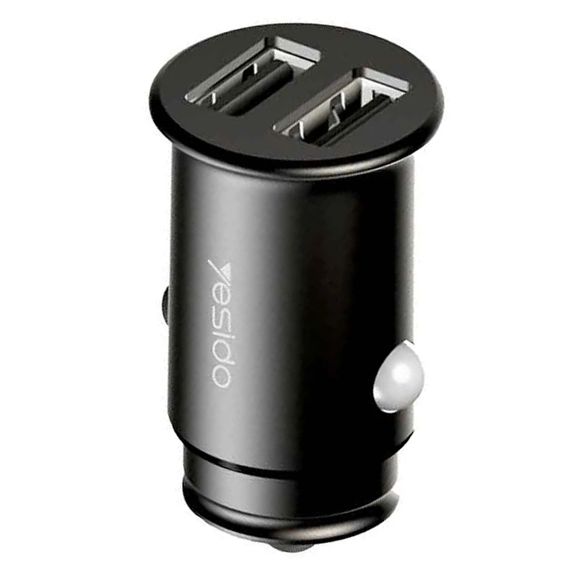 شارژر فندکی فست شارژ Yesido Y24 QC2.0 4.8A