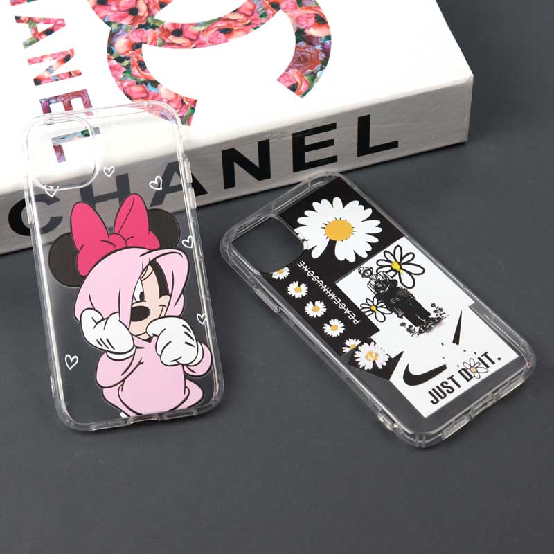 قاب ژله ای بی رنگ طرحدار iPhone 11