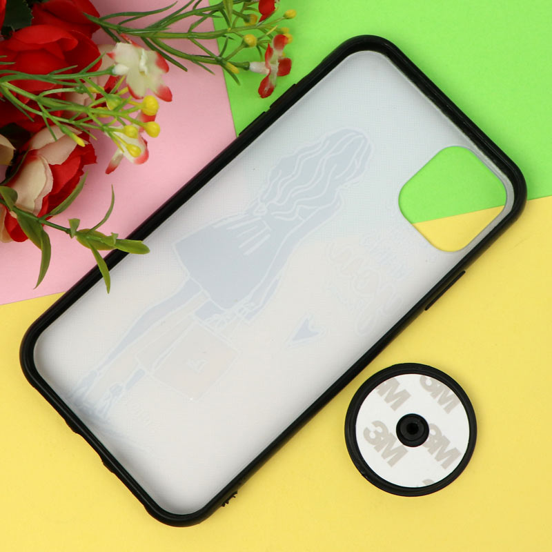 قاب فانتزی برجسته پاپ سوکت دار طرح دختر  iPhone 11