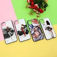 قاب فانتزی برجسته پاپ سوکت دار طرح دختر  iPhone 11 Pro Max