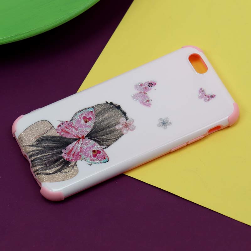 قاب فانتزی برجسته اکلیلی صورتی آیفون iPhone 6/6s