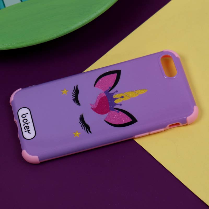 قاب فانتزی برجسته اکلیلی صورتی آیفون iPhone 7/8