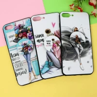 قاب فانتزی برجسته پاپ سوکت دار طرح دختر  iPhone 7 Plus / 8 Plus