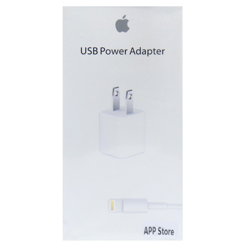 شارژر دیواری iPhone APP Store MB707ZM 1A + کابل آیفونی