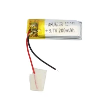 باتری لیتیوم 200mAh 30*12*4mm 521233