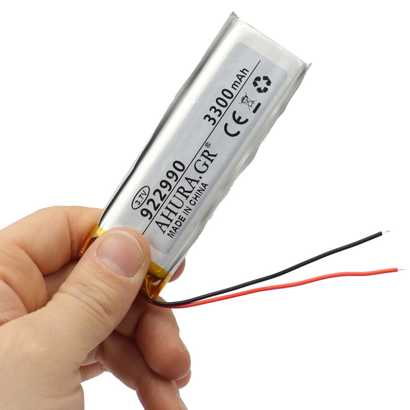 باتری لیتیوم 3300mAh 90*30*5mm 922990