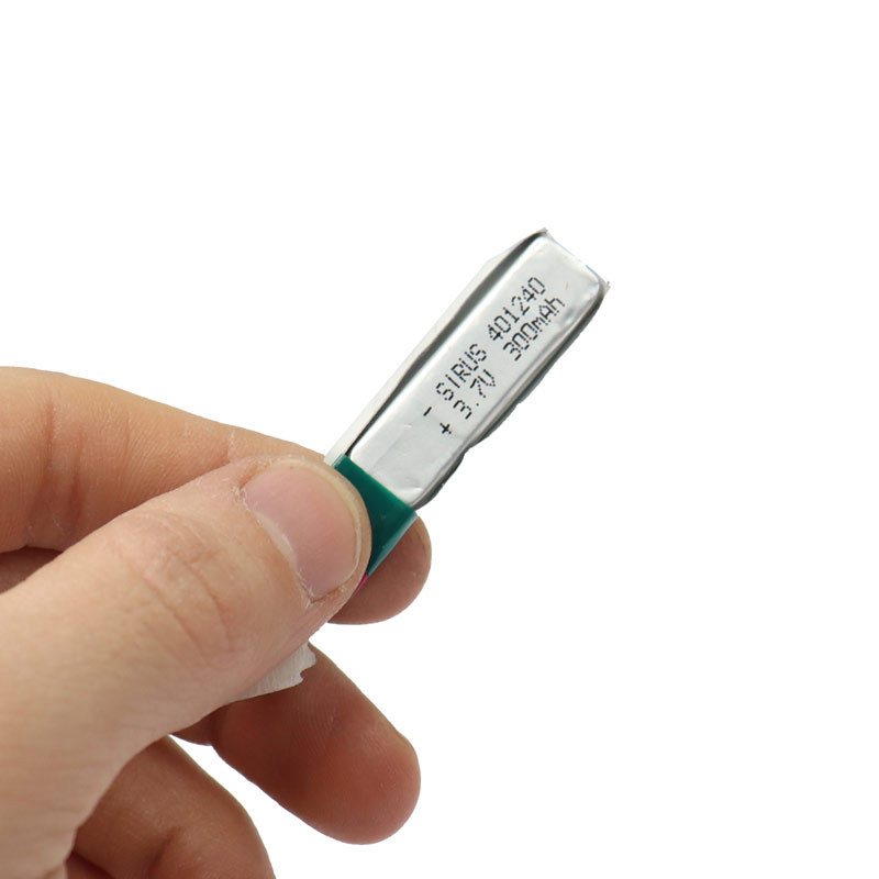 باتری لیتیوم 300mAh 40*11*4mm 401240