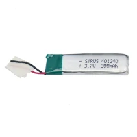 باتری لیتیوم 300mAh 40*11*4mm 401240