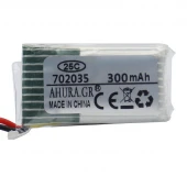باتری لیتیوم 300mAh 40*11*7mm 702035