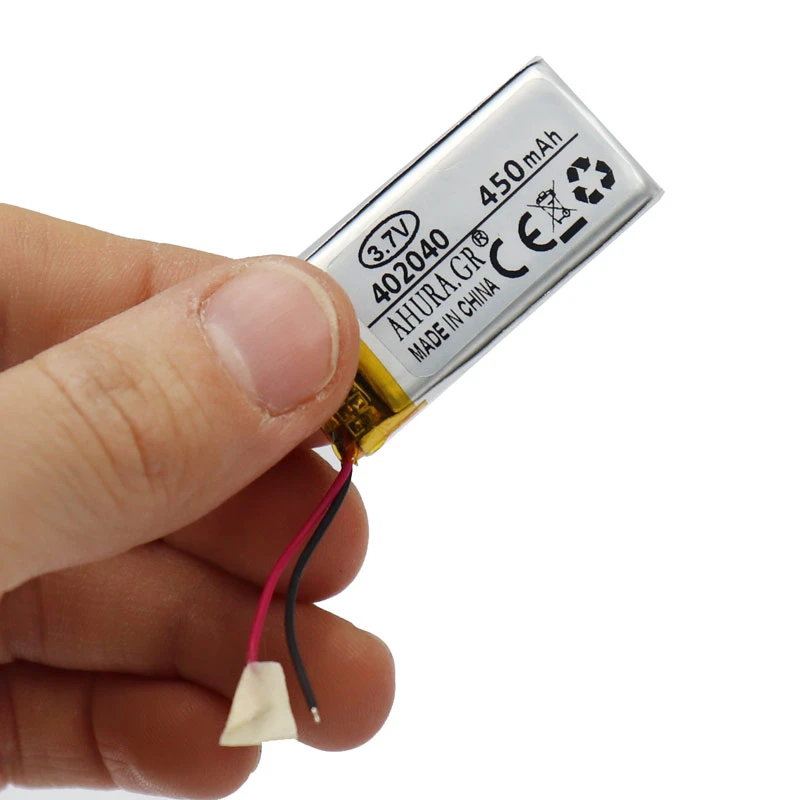 باتری لیتیوم 450mAh 40*19*5mm 402040