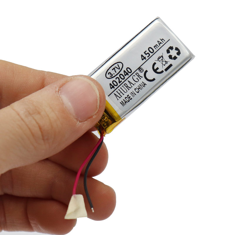باتری لیتیوم 450mAh 40*19*5mm 402040
