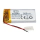 باتری لیتیوم 500mAh 20*19*6mm 602040