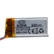 باتری لیتیوم 500mAh 20*19*6mm 602040