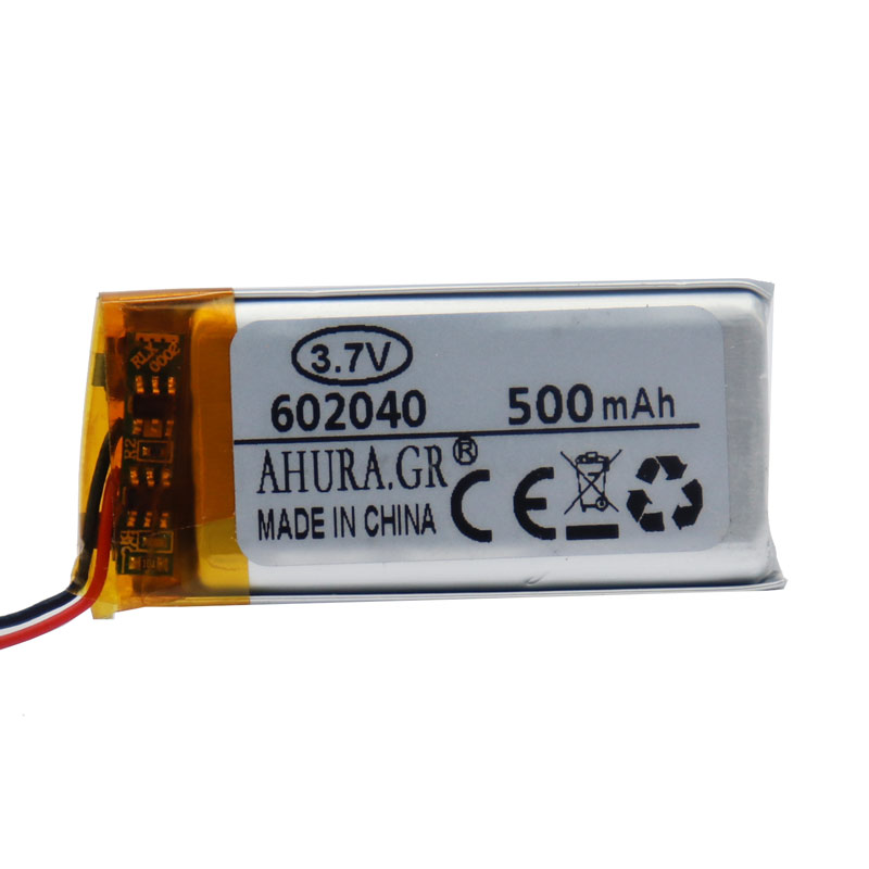 باتری لیتیوم 500mAh 20*19*6mm 602040