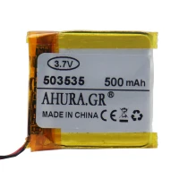 باتری لیتیوم 500mAh 31*31*4mm 503535