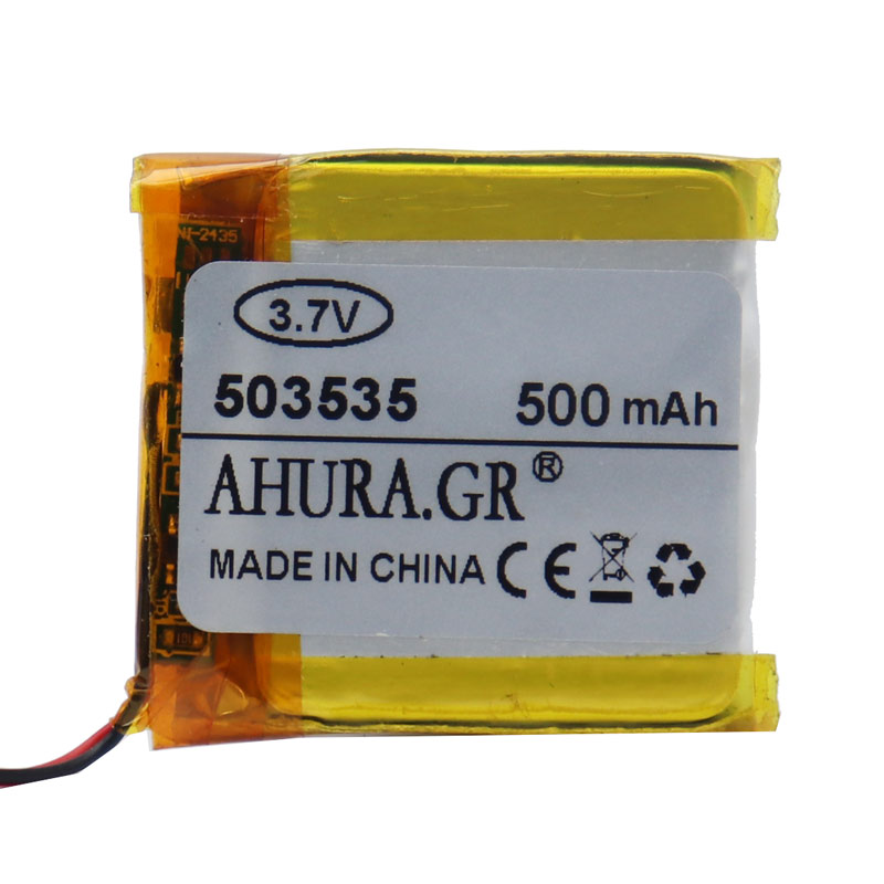 باتری لیتیوم 500mAh 31*31*4mm 503535