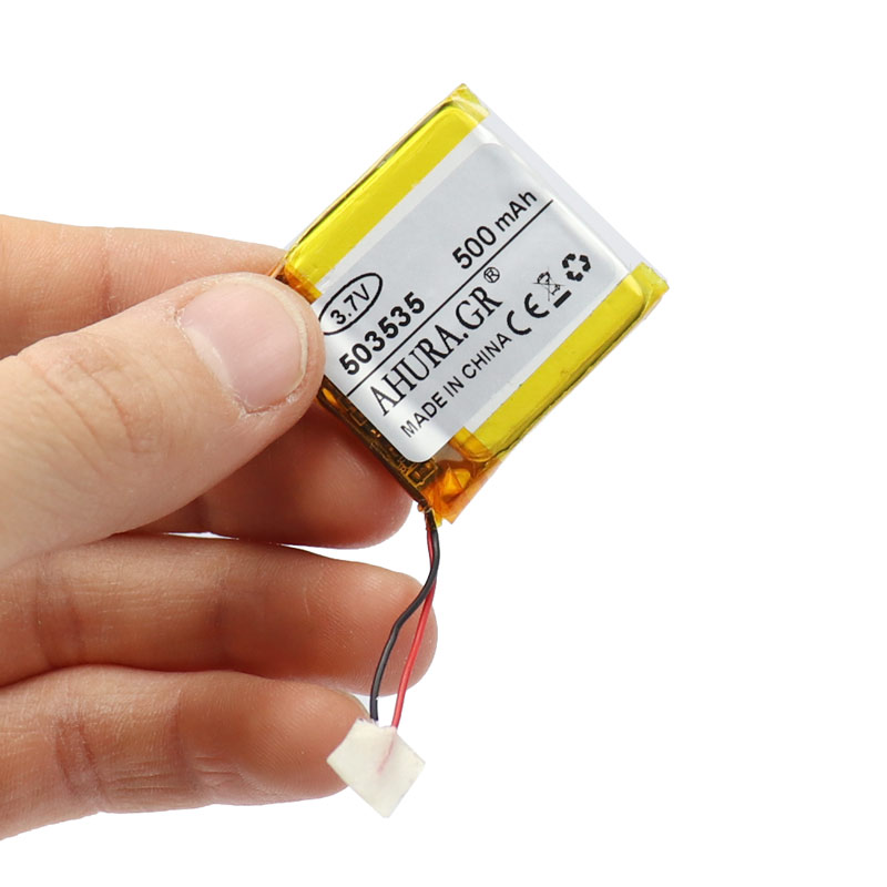 باتری لیتیوم 500mAh 31*31*4mm 503535
