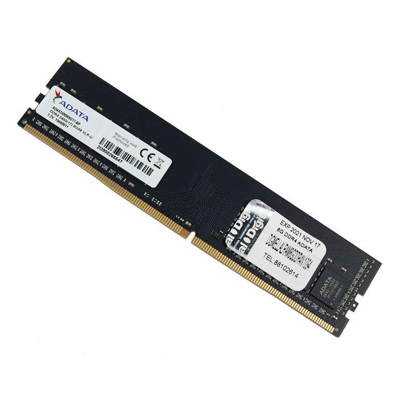 رم کامپیوتر ADATA VLP U-DIMM DDR4 8GB 2400MHz CL17 Single