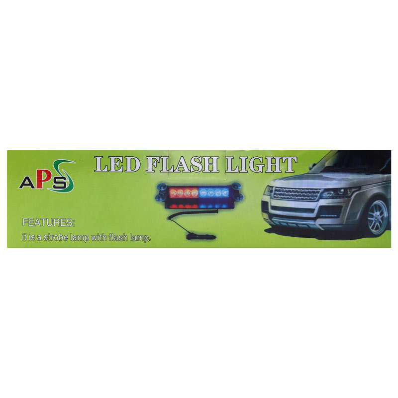 فلاشر پلیسی داشبوردی APS FX-57R/B 8W