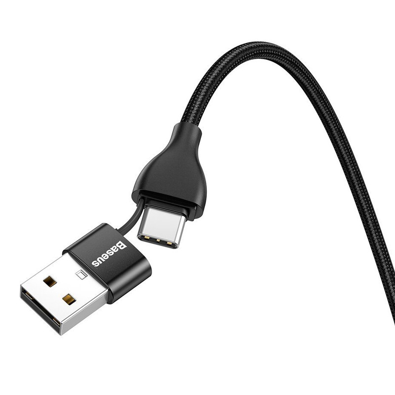 کابل تبدیل فست شارژ Baseus CATLYW USB / Type-C To Lightning PD 18W 1M