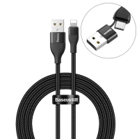 کابل تبدیل فست شارژ Baseus CATLYW USB / Type-C To Lightning PD 18W 1M