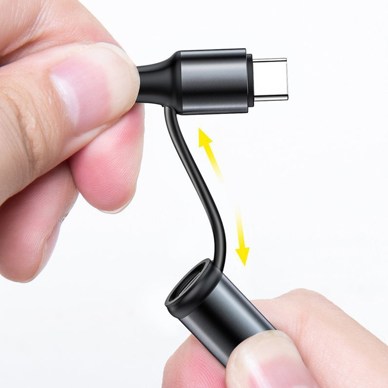 کابل تبدیل فست شارژ Baseus CATLYW-H01 Type-C To Type-C / Lightning PD QC3 3A 1M