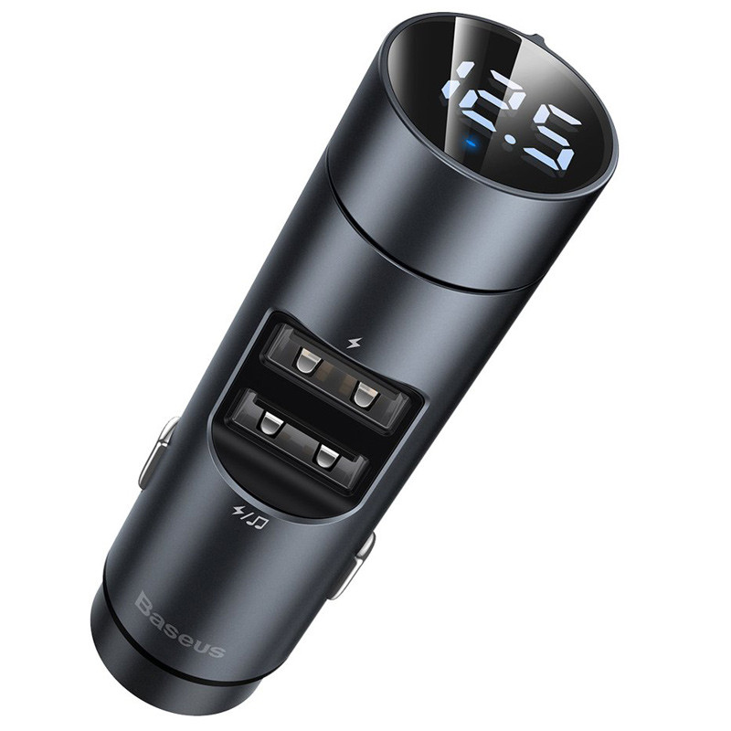 FM Player بلوتوثی و شارژر فندکی Baseus Energy Column CCNLZ-B0G