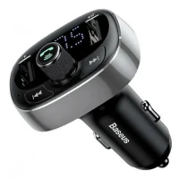 شارژر فندکی + FM Player بلوتوثی Baseus T-Typed CCALL-TM
