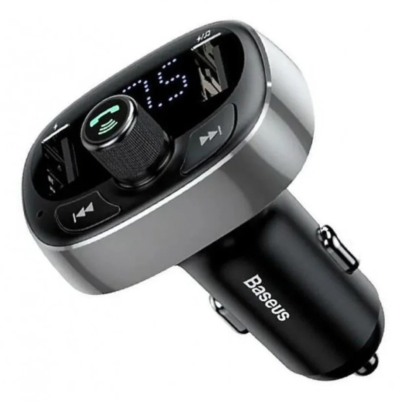 شارژر فندکی + FM Player بلوتوثی Baseus T-Typed CCALL-TM