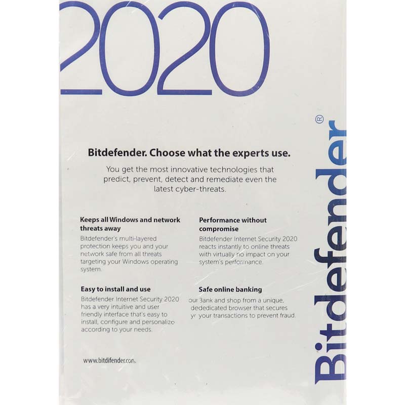 آنتی ویروس اورجینال Bitdefender Internet Security 2020 Edition 3 User