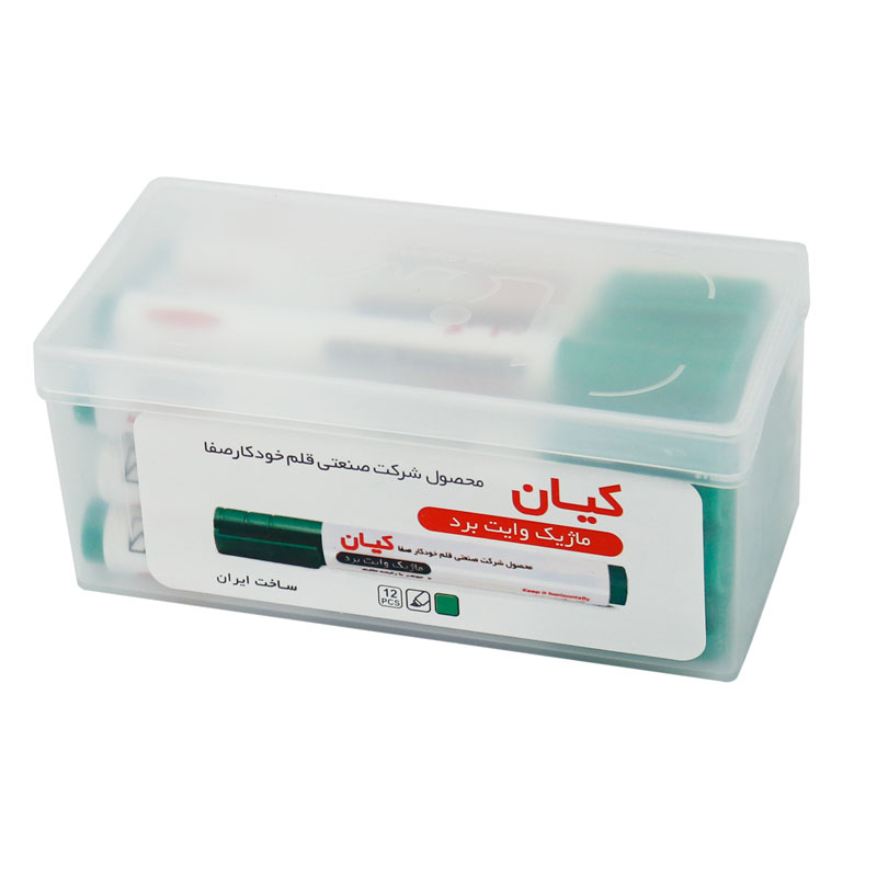 ماژیک وایت برد کیان نوک تخت بسته 12 عددی