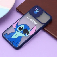 قاب آیفون iPhone X / XS طرح دار سرمه ای محافظ لنزدار کشویی