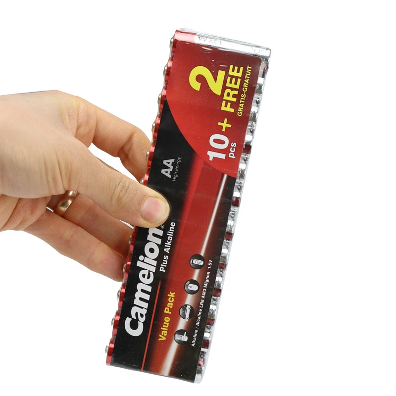 باتری قلمی Camelion Plus Alkaline LR6 1.5V AA شرینک بسته 12 عددی