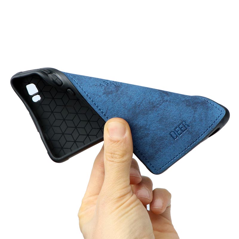 قاب چرمی هواوی P8 Lite طرح گوزن آبی