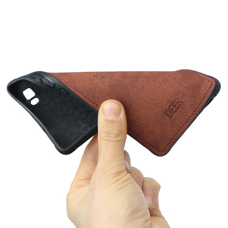 قاب چرمی هواوی P8 Lite طرح گوزن محافظ لنزدار