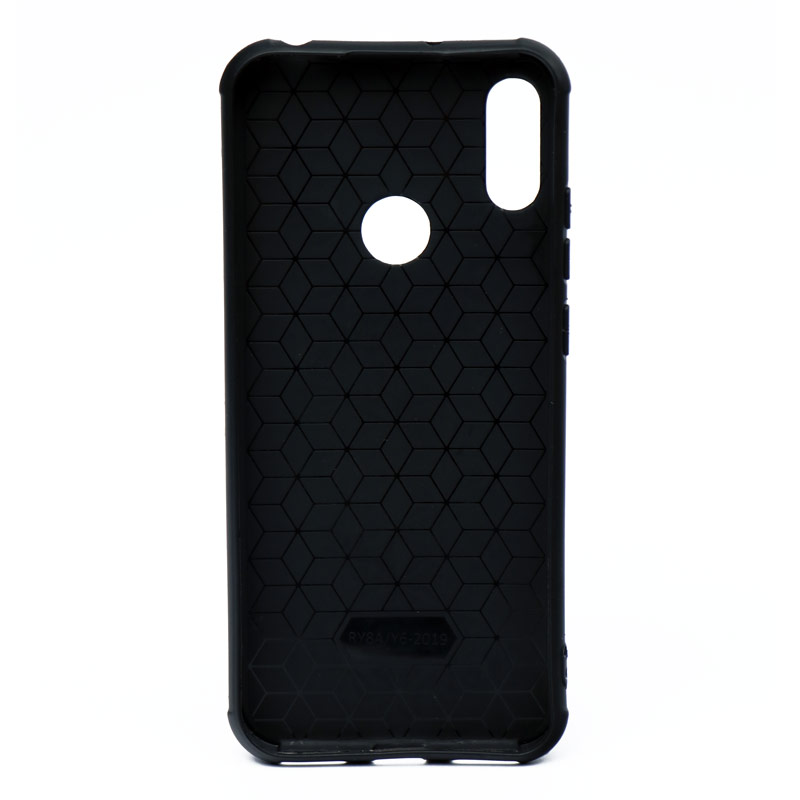 قاب چرمی طرح گوزن Huawei Y6 Prime 2019 زرشکی