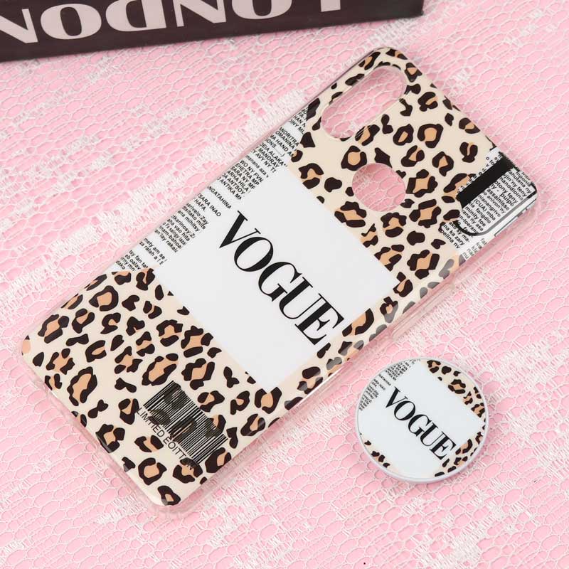 قاب سوپر IMD دور شفاف VOGUE پاپ سوکت دار Samsung A10s