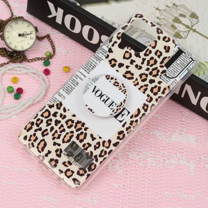 قاب سوپر IMD دور شفاف VOGUE پاپ سوکت دار Samsung A12