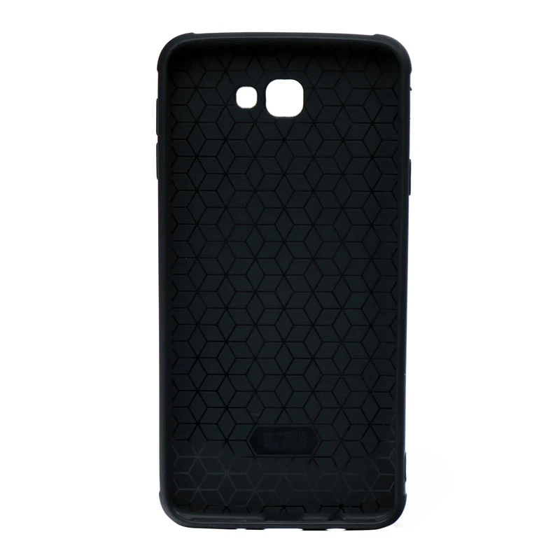 قاب چرمی سامسونگ Galaxy J7 Prime طرح گوزن محافظ لنزدار زرشکی